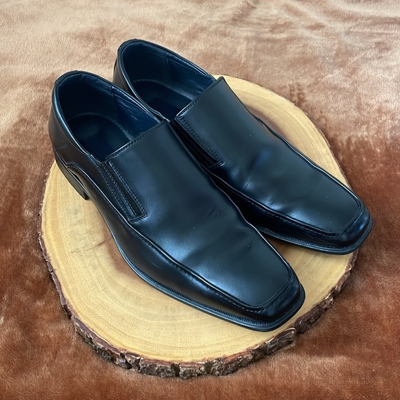 Joseph Abboud Moc Toe Dress Loafers Black size 10